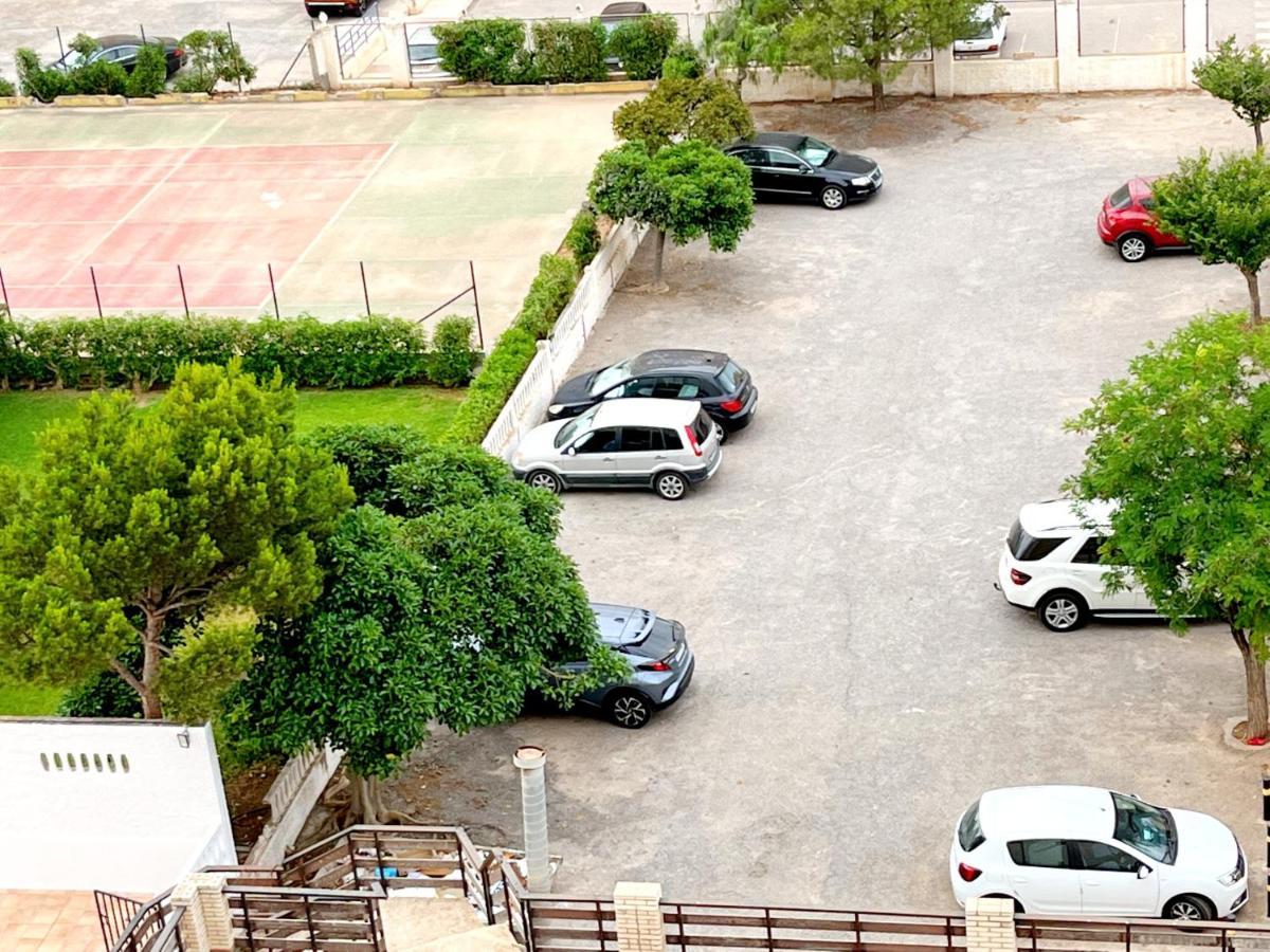 Apartamento Roquetas de Mar Urbanización, 2 dormitorios, Gran Terraza con vista al mar, wi-fi, parking y piscina Exterior foto