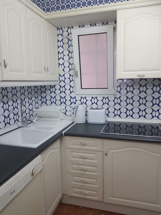 Apartamento Roquetas de Mar Urbanización, 2 dormitorios, Gran Terraza con vista al mar, wi-fi, parking y piscina Exterior foto