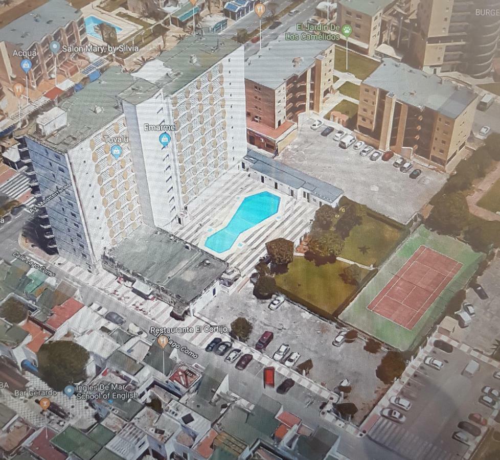 Apartamento Roquetas de Mar Urbanización, 2 dormitorios, Gran Terraza con vista al mar, wi-fi, parking y piscina Exterior foto